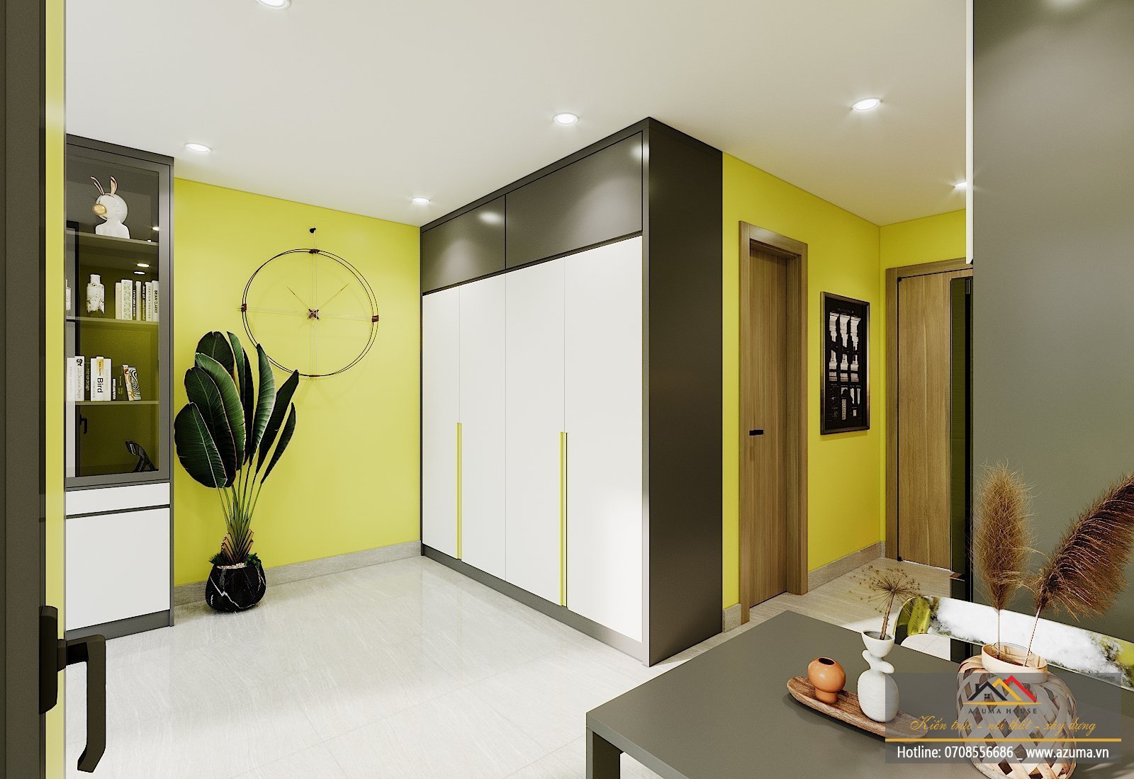 Nội thất căn hộ Vinhomes Smart City 28m2 của gia đình anh Chiến