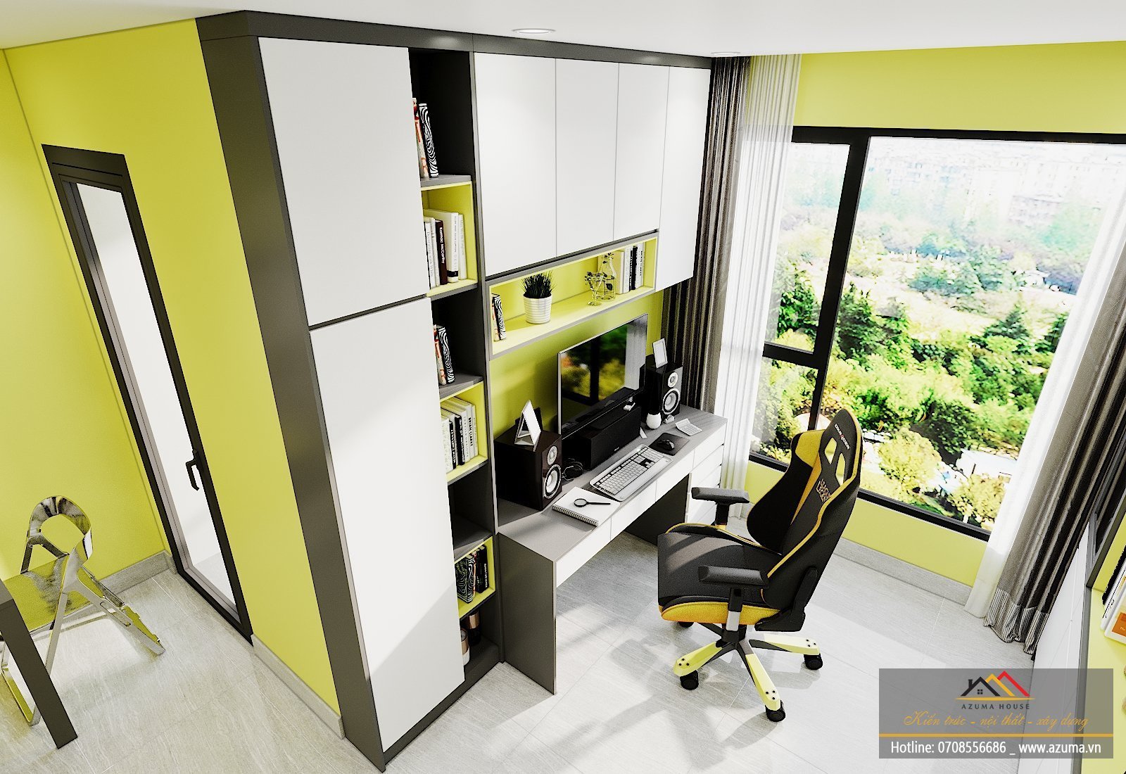 Nội thất căn hộ Vinhomes Smart City 28m2 của gia đình anh Chiến