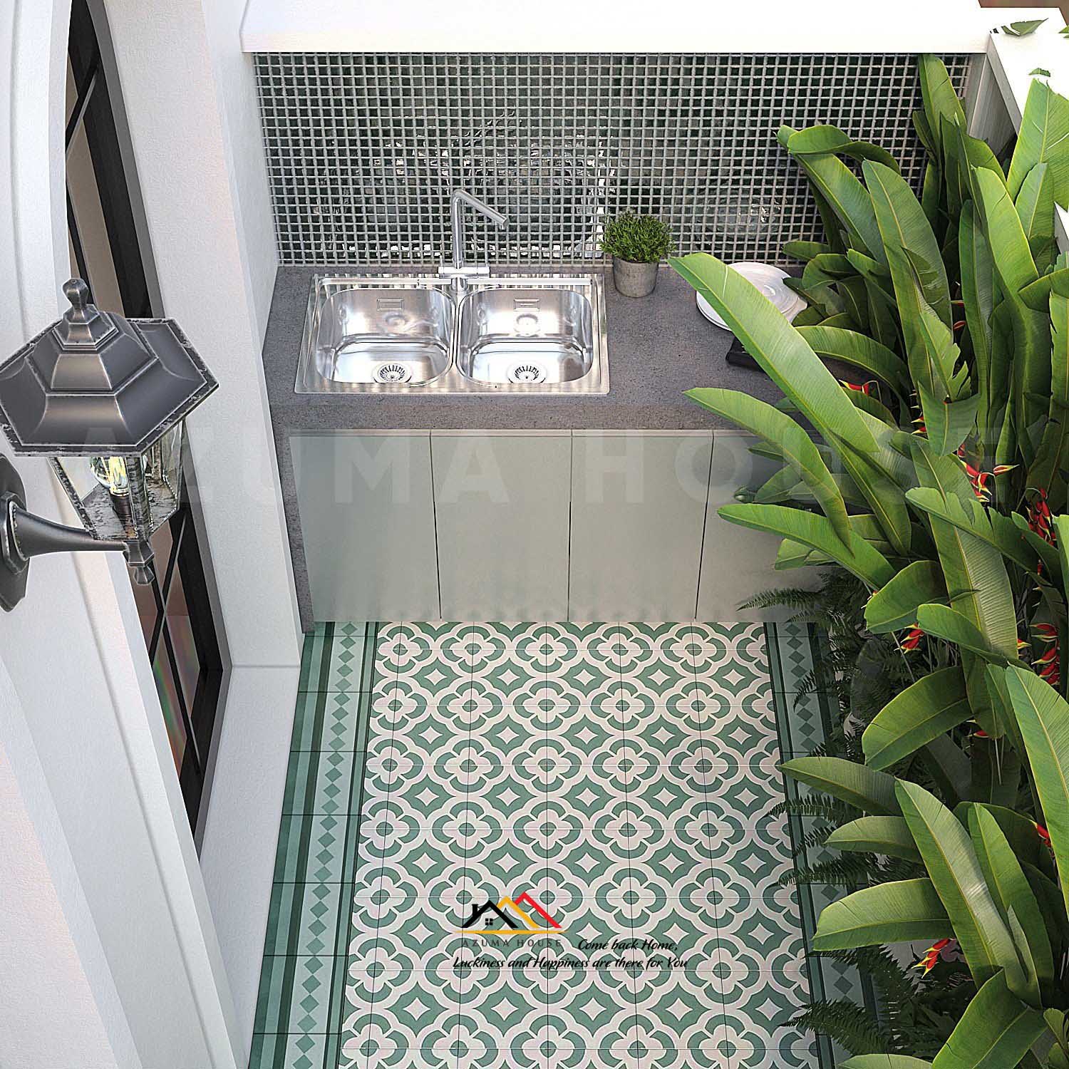 Sân vườn biệt thự Đan Phượng