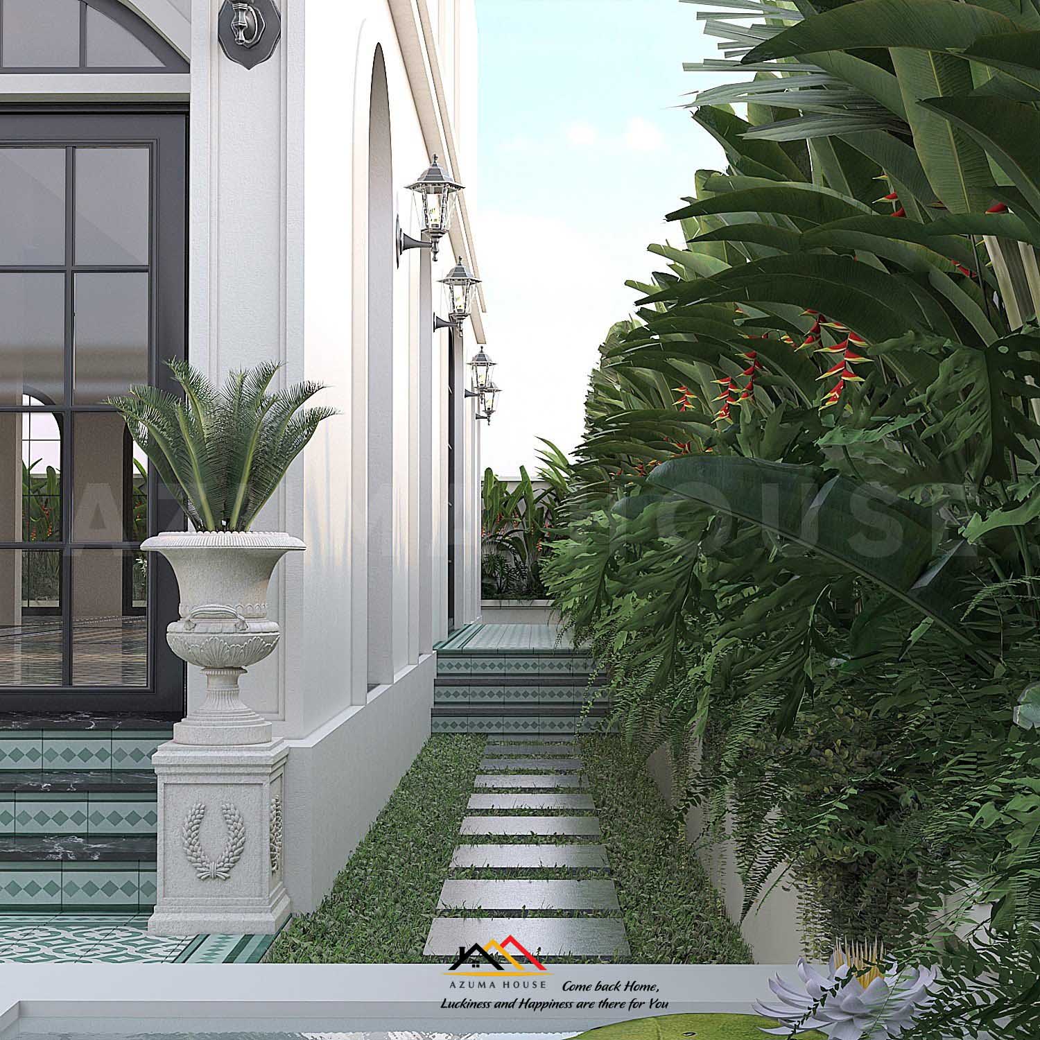 Sân vườn biệt thự