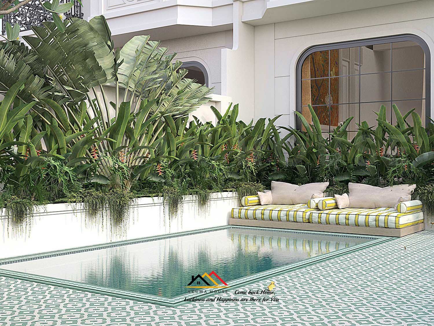 Hồ bơi biệt thự