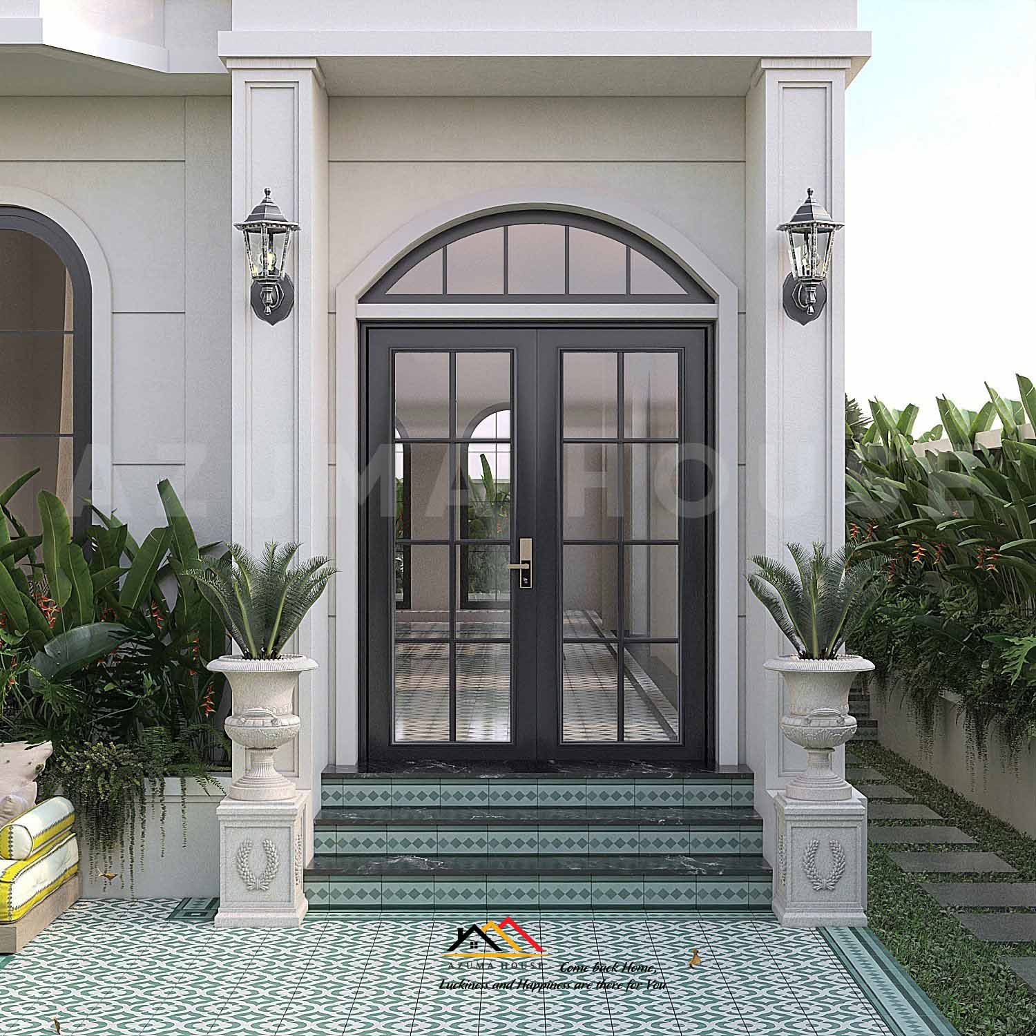 Mặt tiền biệt thự