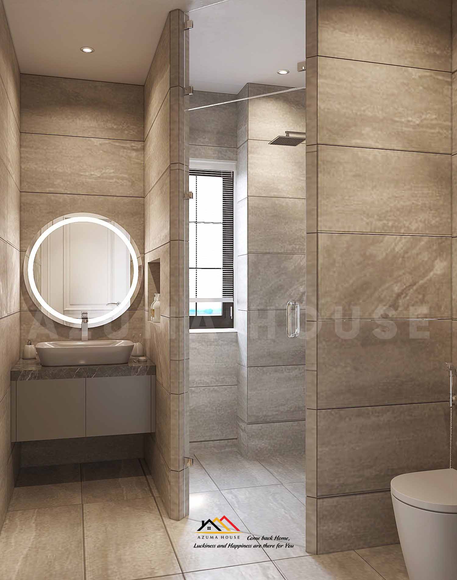 Thiết kế nhà vệ sinh biệt thự