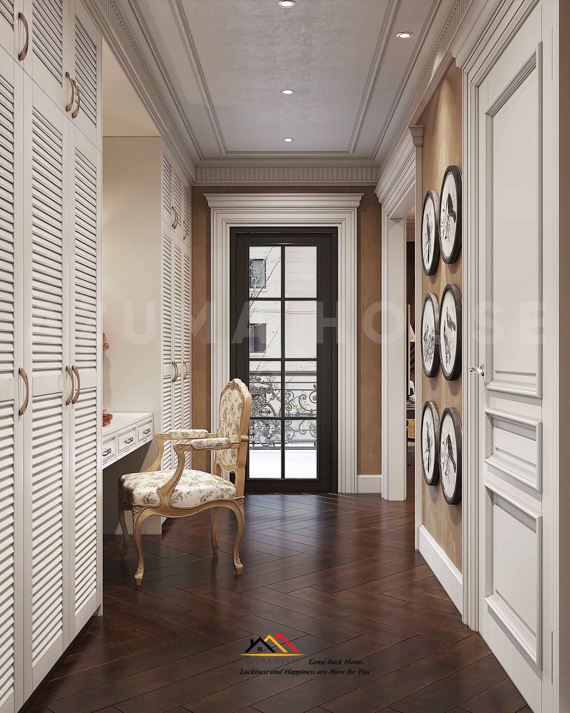 Thiết kế nội thất phòng thay đồ