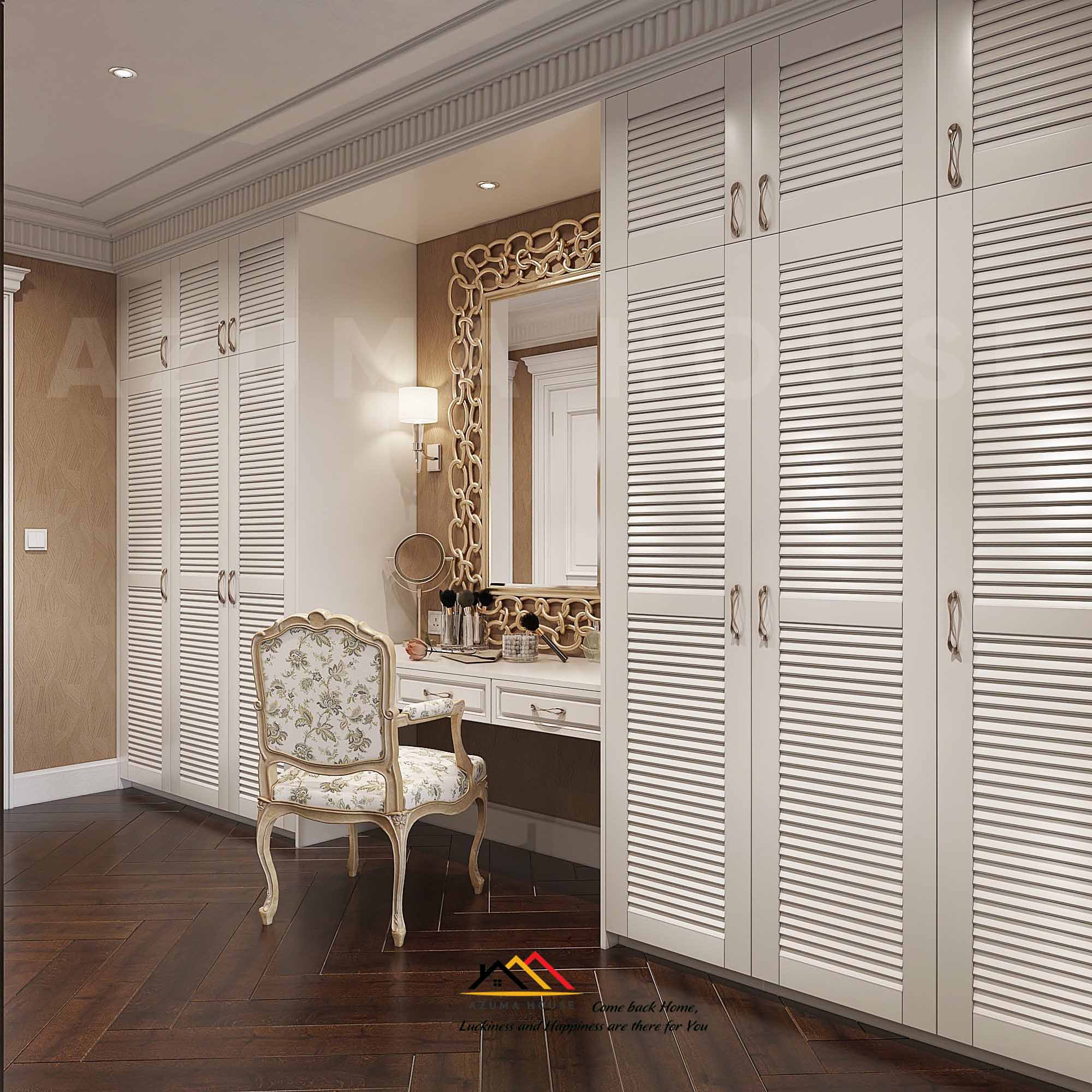 Thiết kế nội thất phòng thay đồ