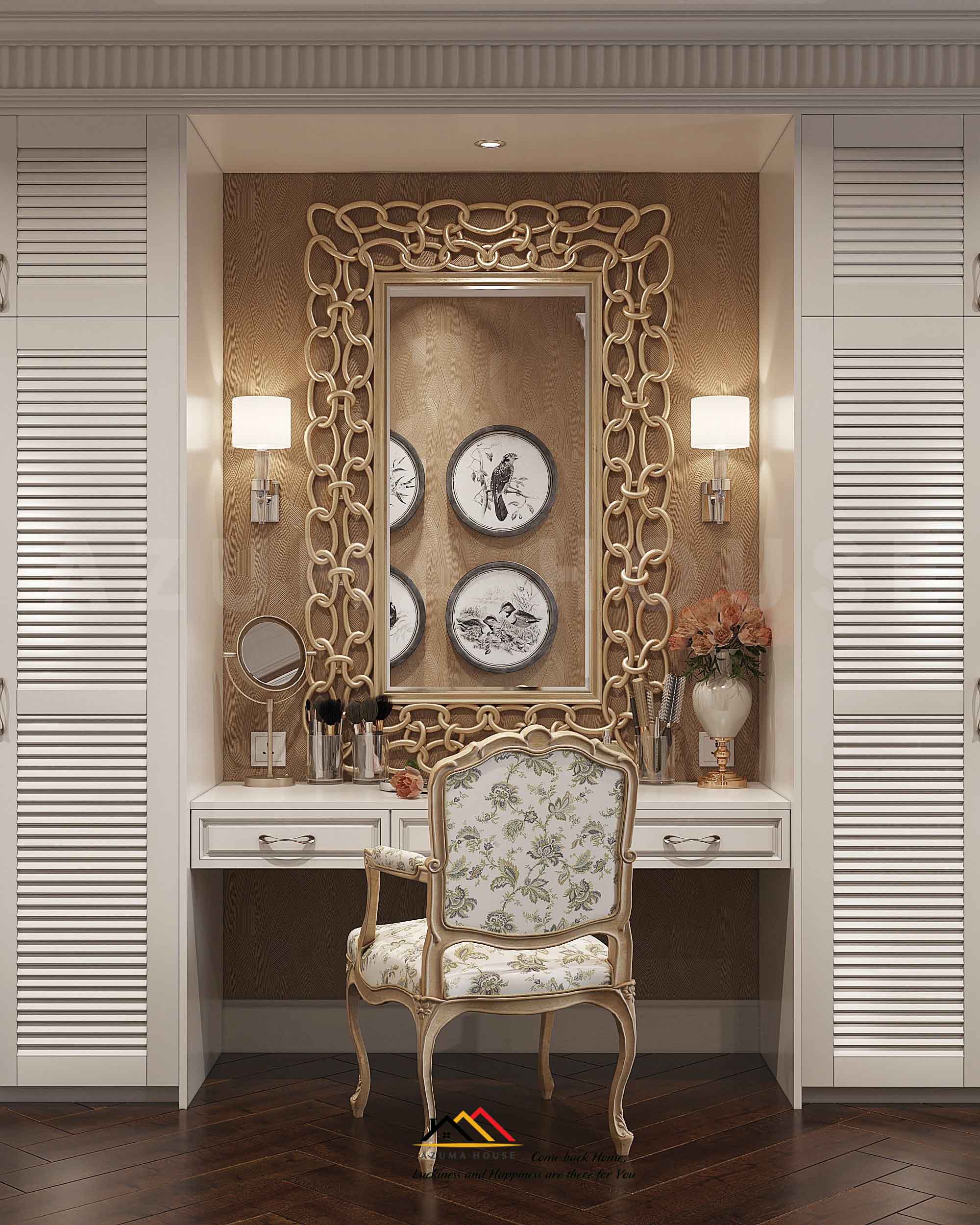 Bàn phấn tân cổ điển đẹp