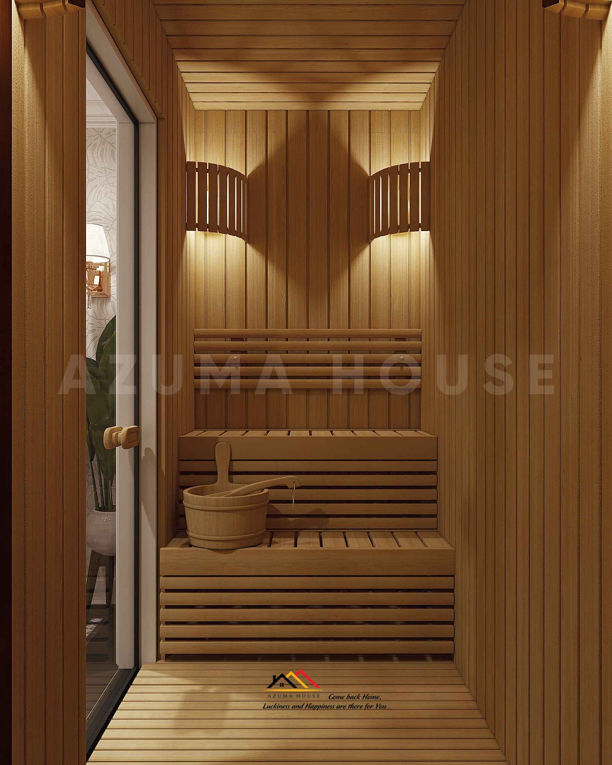 Phòng tắm hơi biệt thự