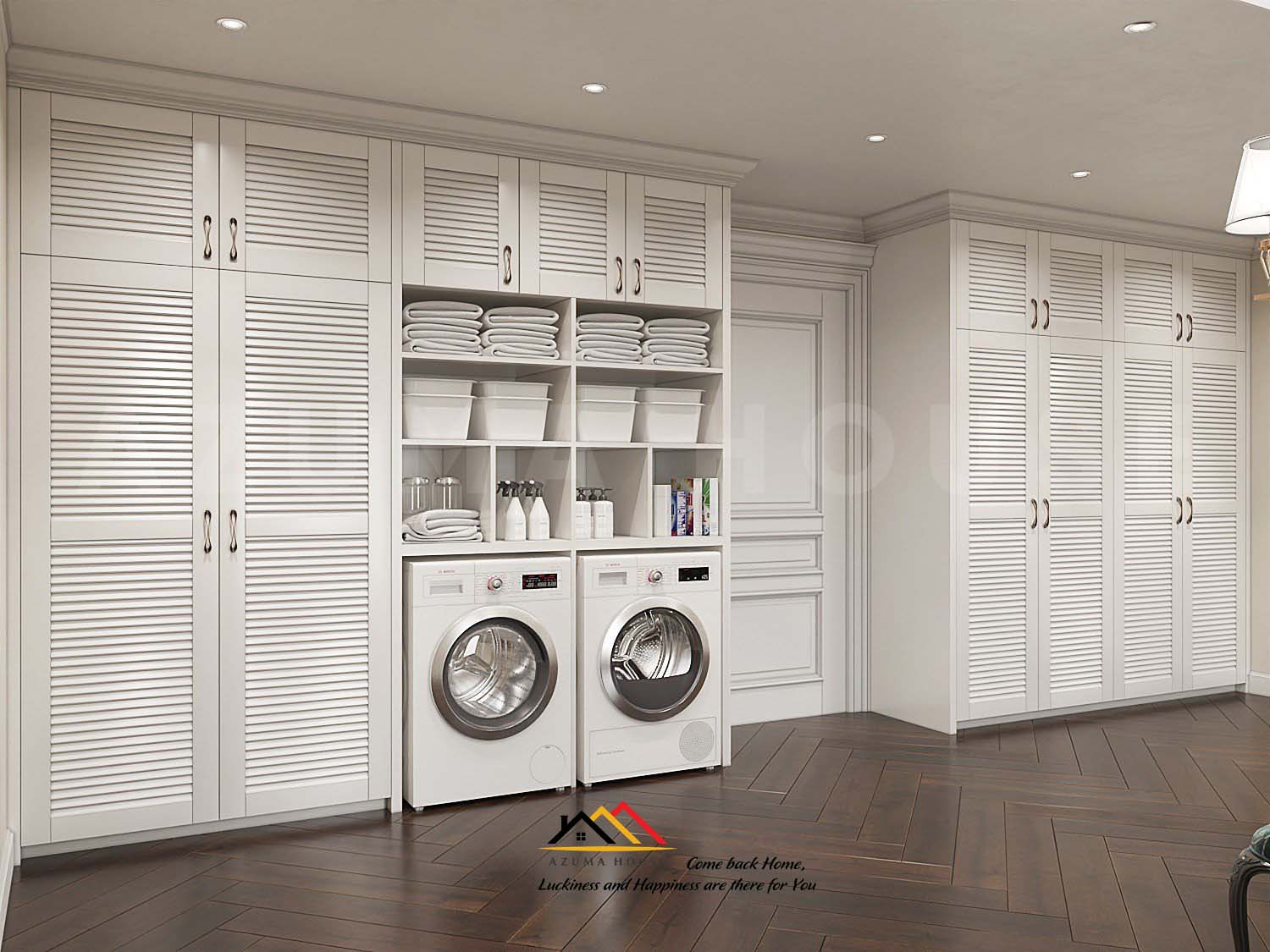 Thiết kế nội thất phòng giặt là