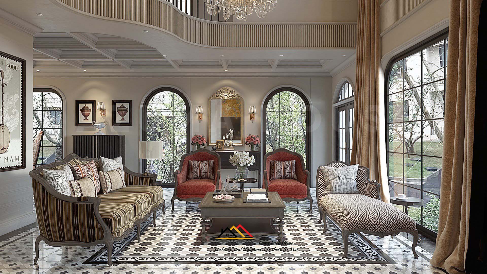 Thiết kế nội thất phòng khách