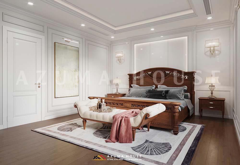 Thiết kế nội thất nhà ống tân cổ điển