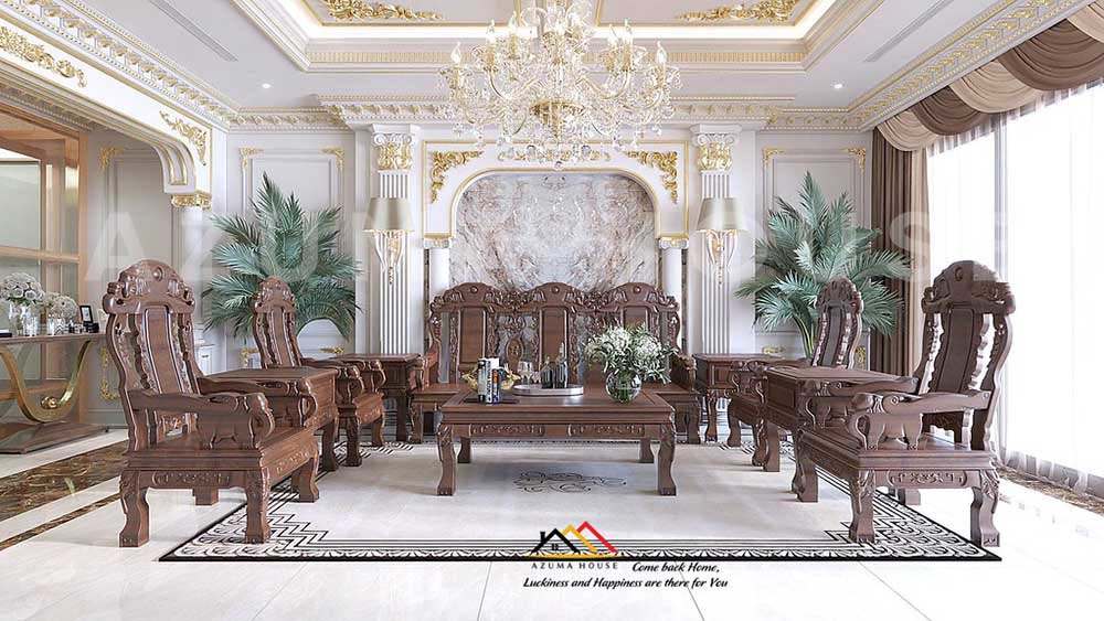 Thiết kế nội thất nhà ống tân cổ điển