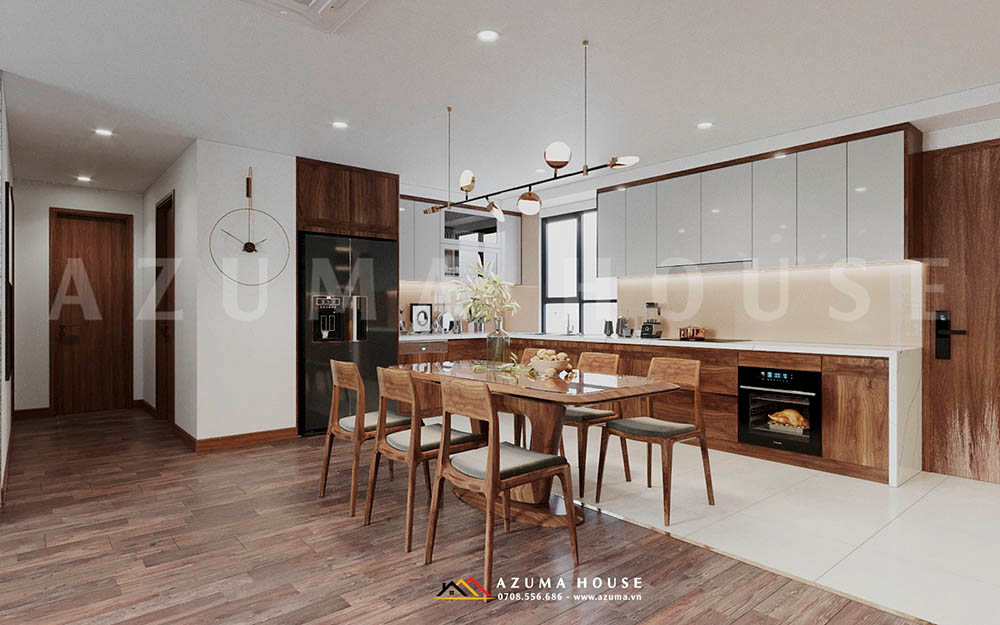 Thiết kế căn hộ chung cư 4 phòng ngủ