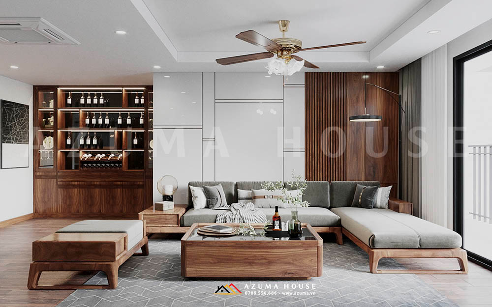 Thiết kế căn hộ chung cư 4 phòng ngủ