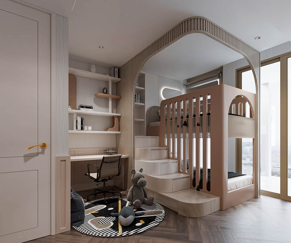 Phòng ngủ cho trẻ em sáng tạo