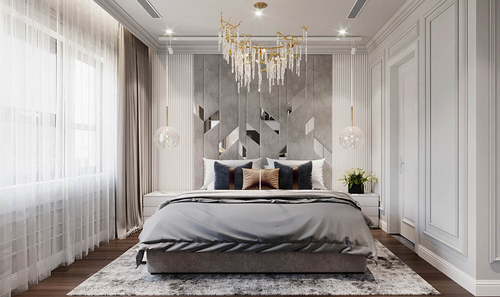 Thiết kế phòng ngủ sang trọng đẳng cấp