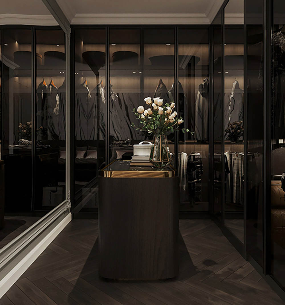 Phòng thay đồ tiện nghi cho gia đình