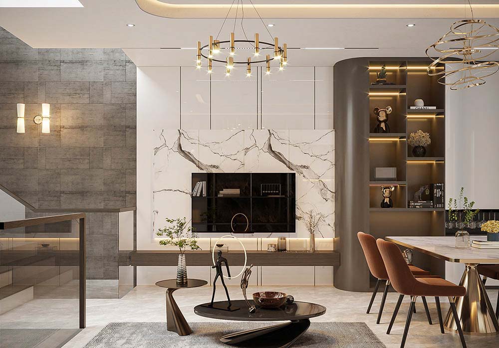 Thiết kế nội thất phòng khách đẹp