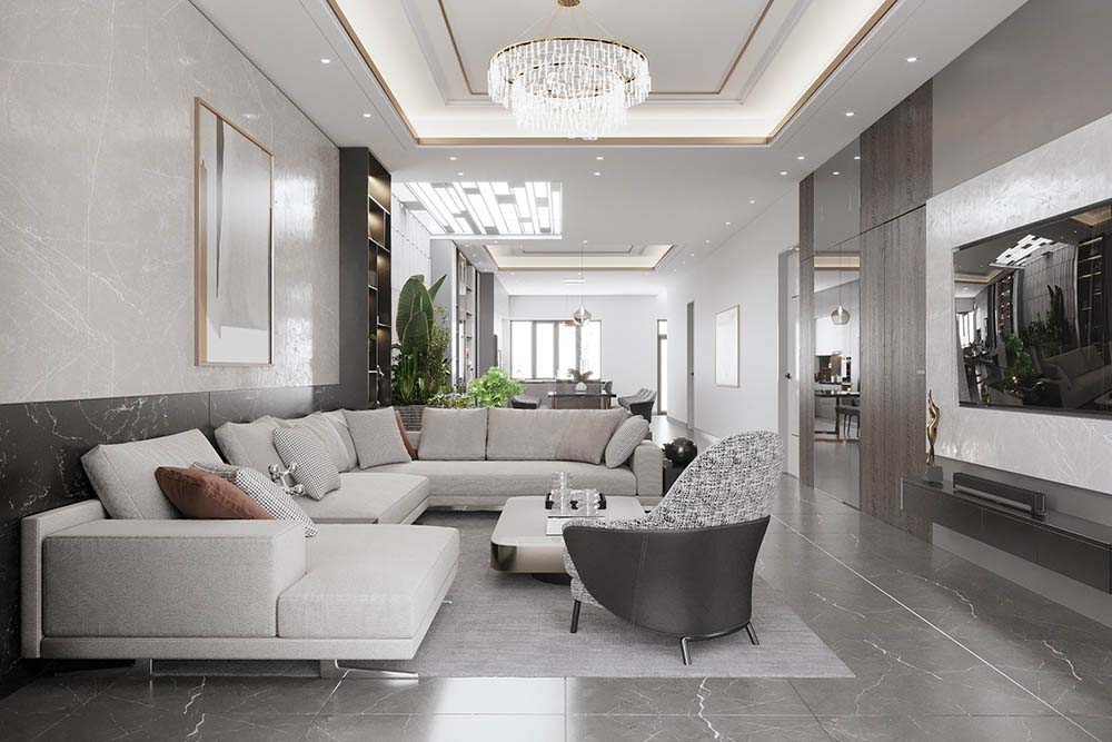 Thiết kế nội thất nhà ống 2 tầng