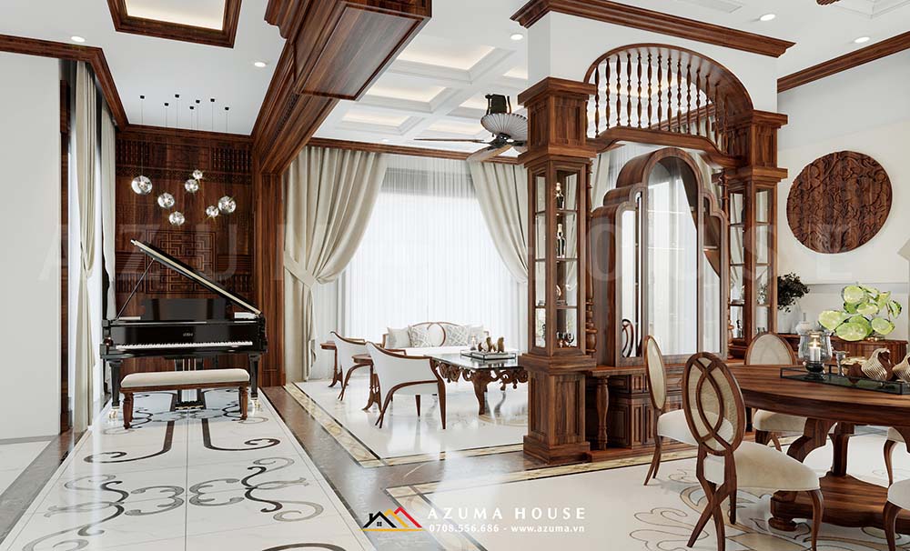 Thiết kế phòng khách nhà ống đẹp