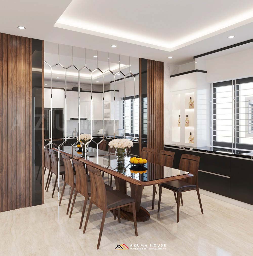 Mẫu bàn ghế ăn gỗ tự nhiên đẹp