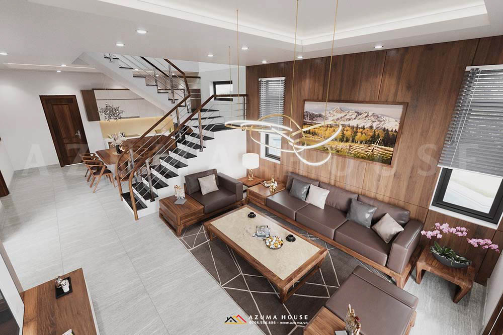 Thiết kế nội thất nhà ống 3 tầng đẹp