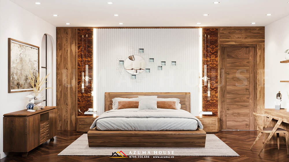 Thiết kế nội thất phòng ngủ nhà ống