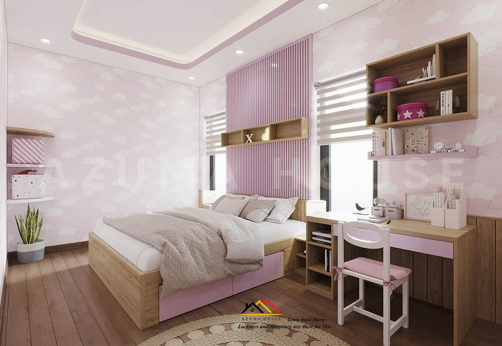 Mẫu phòng ngủ cho bé gái