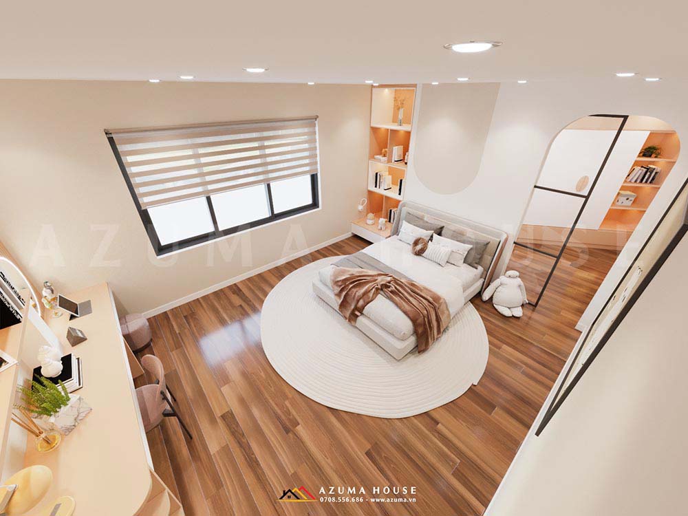 Thiết kế nội thất nhà ống 4 tầng đẹp