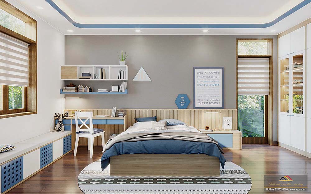 Mẫu phòng ngủ cho bé trai