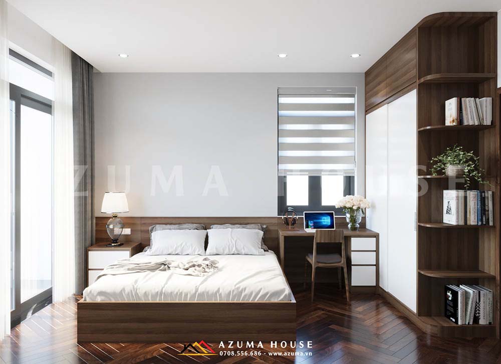 Thiết kế nội thất phòng ngủ nhà ống