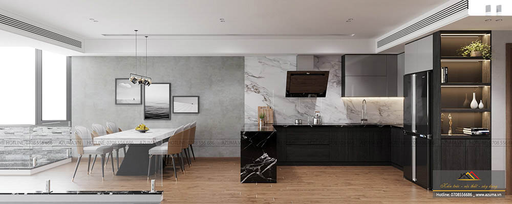 Thiết kế phòng bếp hiện đại