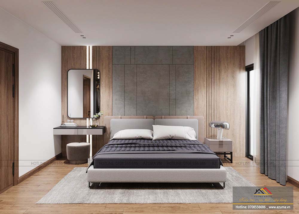 Thiết kế phòng ngủ nhà ống đẹp