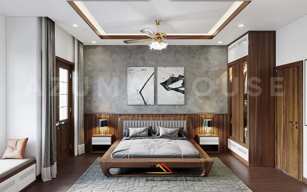 Thiết kế nội thất phòng ngủ nhà phố 100m2