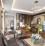 Thiết kế phòng khách tầng lệch đẹp tiện nghi như thế nào?