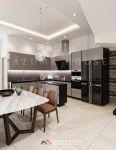 Khẳng định đẳng cấp với thiết kế nội thất nhà phố 120m2 đẹp