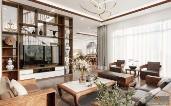 Khẳng định đẳng cấp với thiết kế nội thất nhà phố 120m2 đẹp